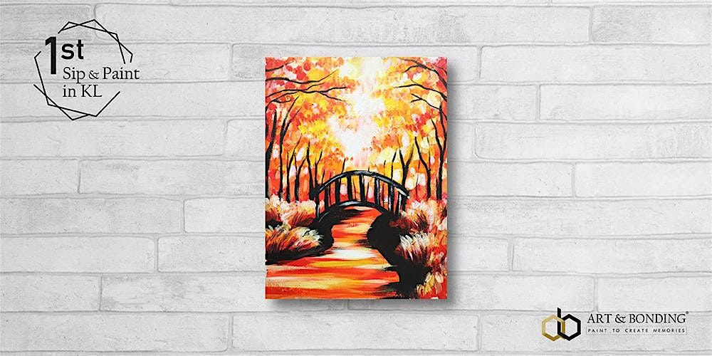 Sip & Paint Night : Bridge Under The Autumn Trees