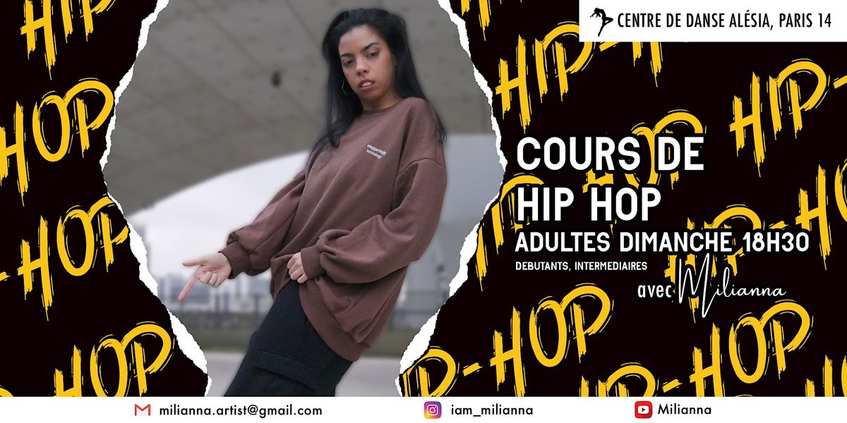 Cours de Hip-Hop New Style Adultes D\u00e9butants Interm\u00e9diaires