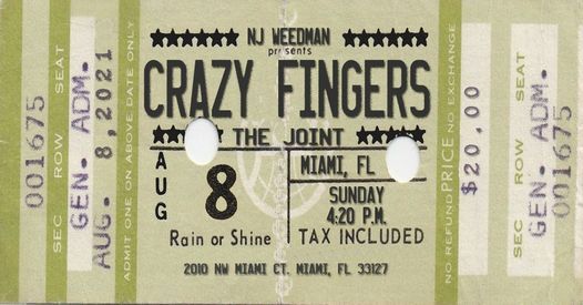 Crazy Fingers at The Joint Of Miami