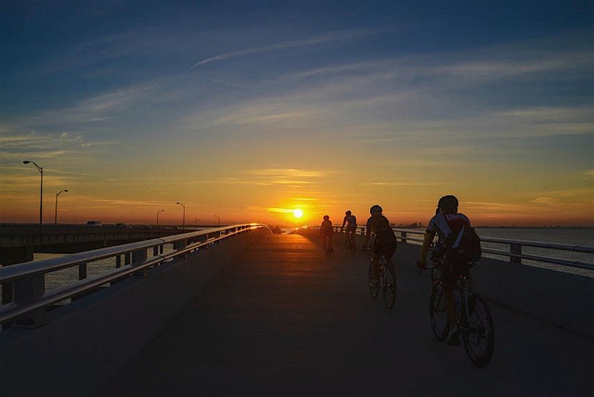Group Ride on the Causeway