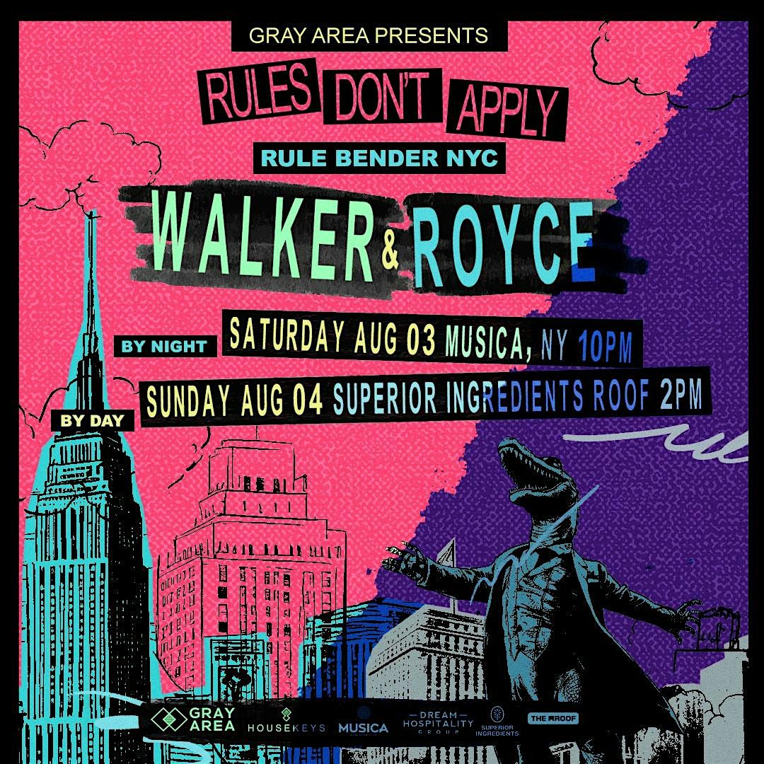 WALKER & ROYCE @ MUSICA NYC