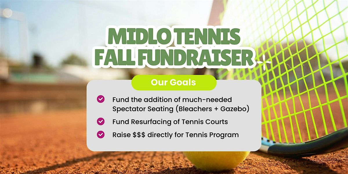 Midlo Tennis Fall Fundraiser