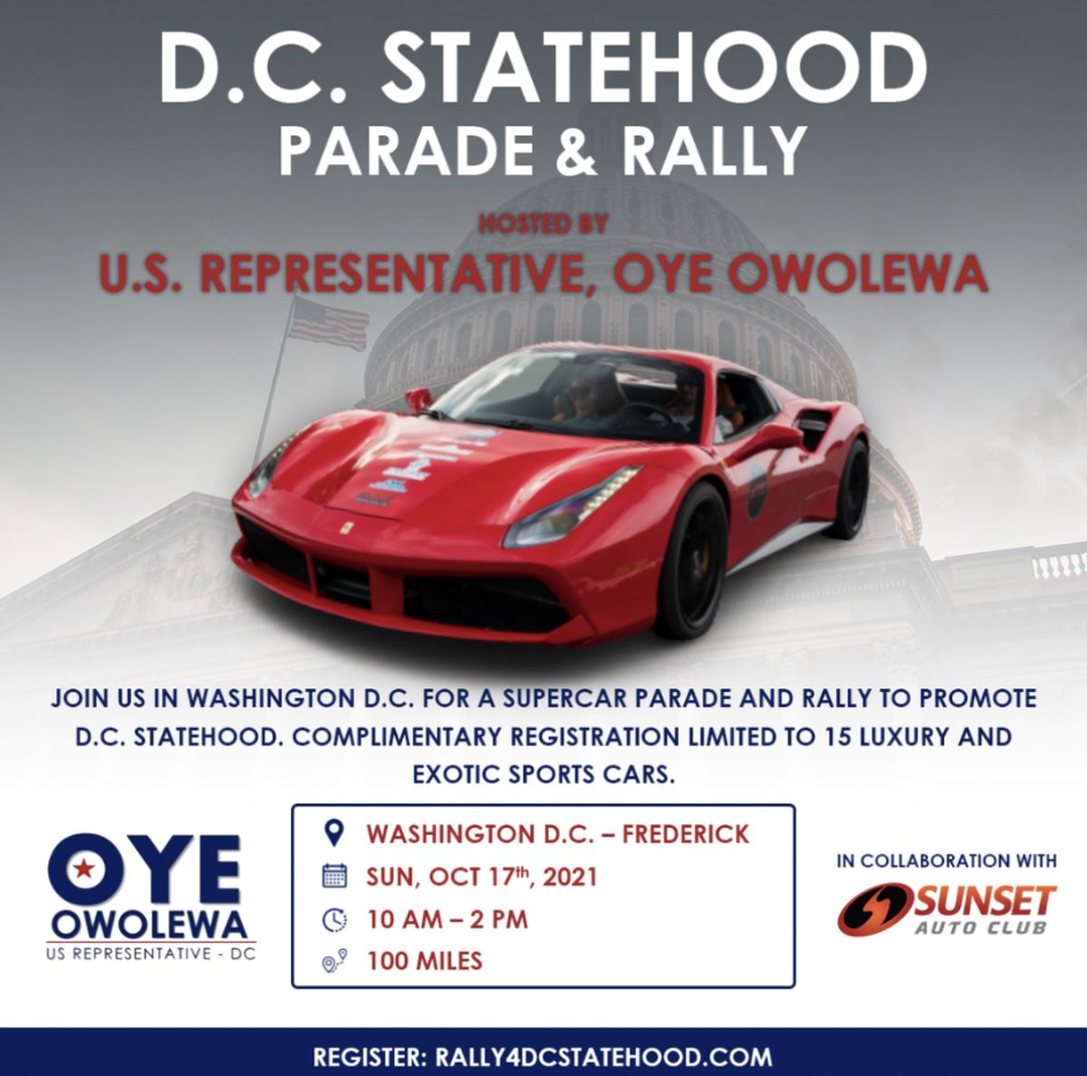Supercar Rally 4 DC Statehood