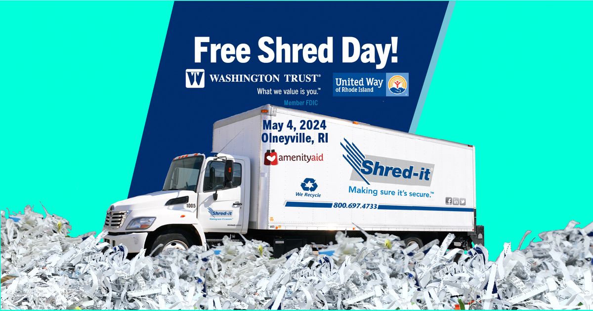 Olneyville Free Shred Day! May 4, 2024