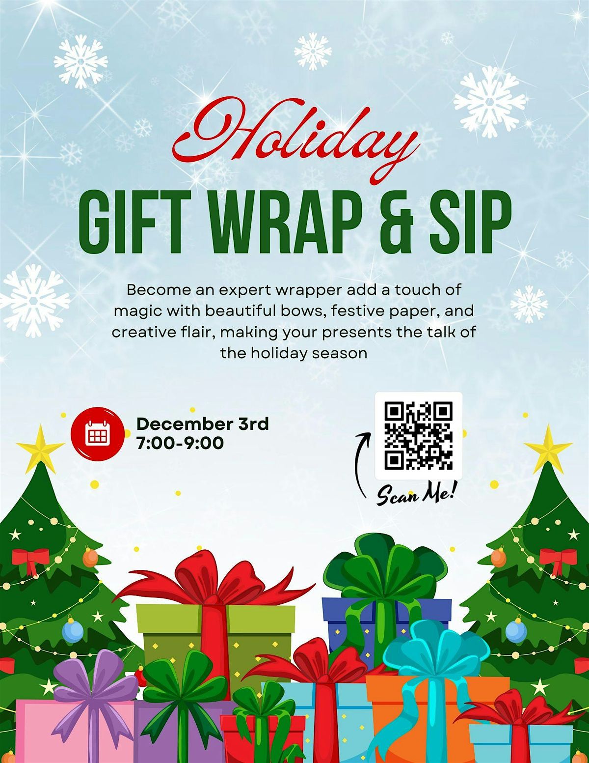 \u2728 Gift Wrap & Sip Class \u2014 Learn to Wrap Like a Pro!