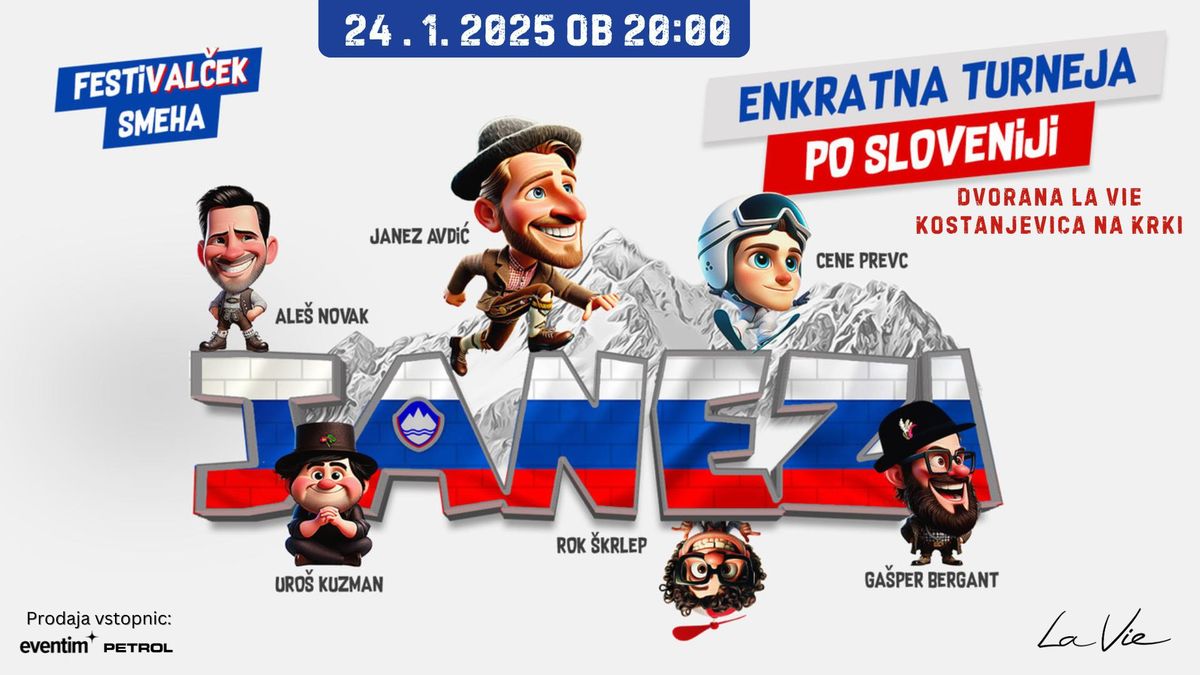 JANEZI | FESTIVAL\u010cEK SMEHA | Kostanjevica na Krki - Dvorana La Vie 