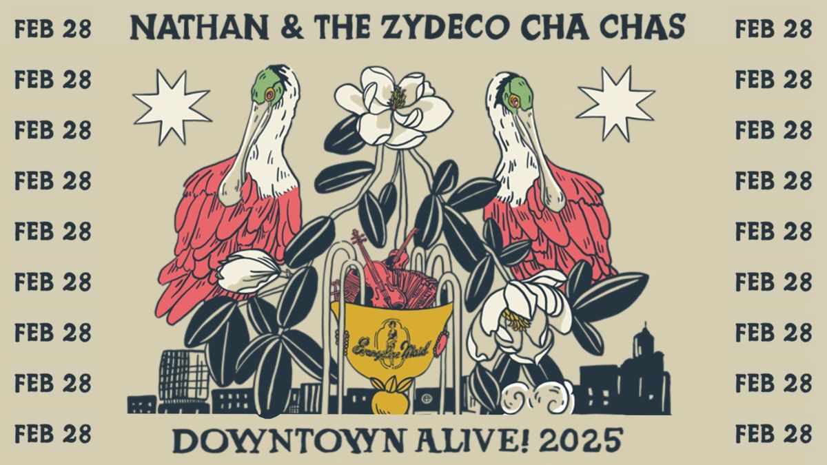 Downtown Alive! Mardi Gras Kickoff ft. Nathan and the Zydeco Cha Chas