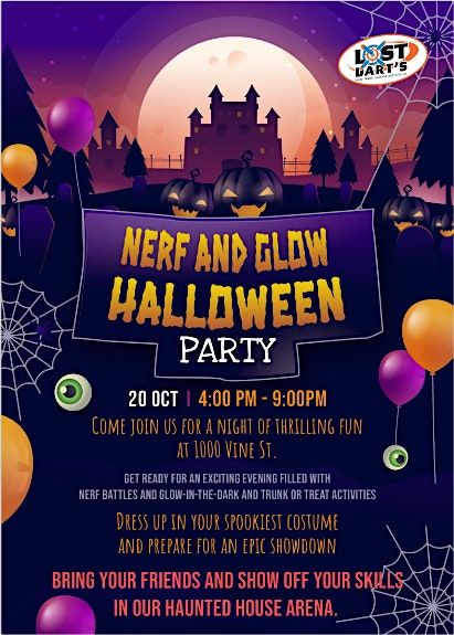 Nerf and Glow Halloween (Trunk or Treat)