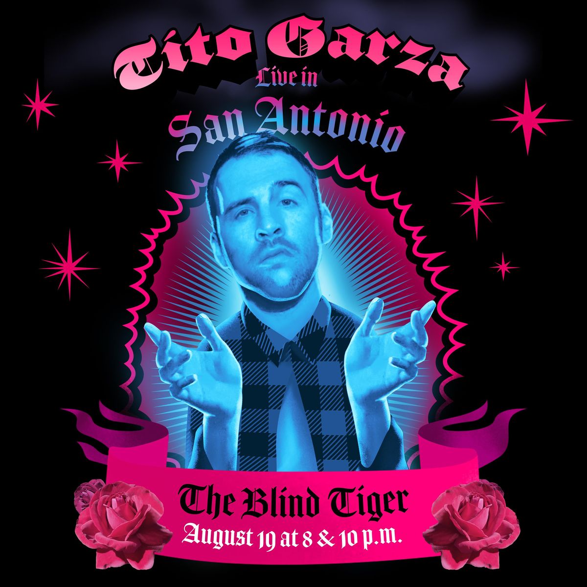 Tito Garza headlines Blind Tiger Comedy Club, 8pm