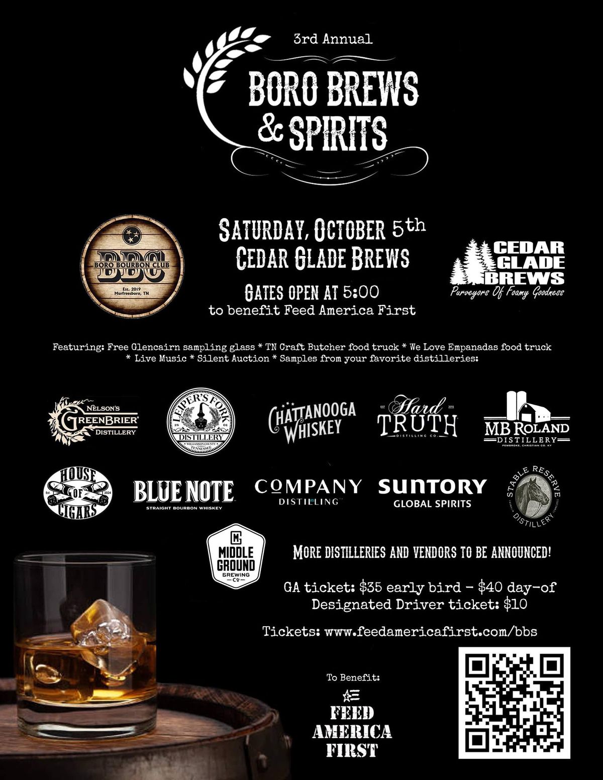 3rd Annual Boro Brews & Spirits