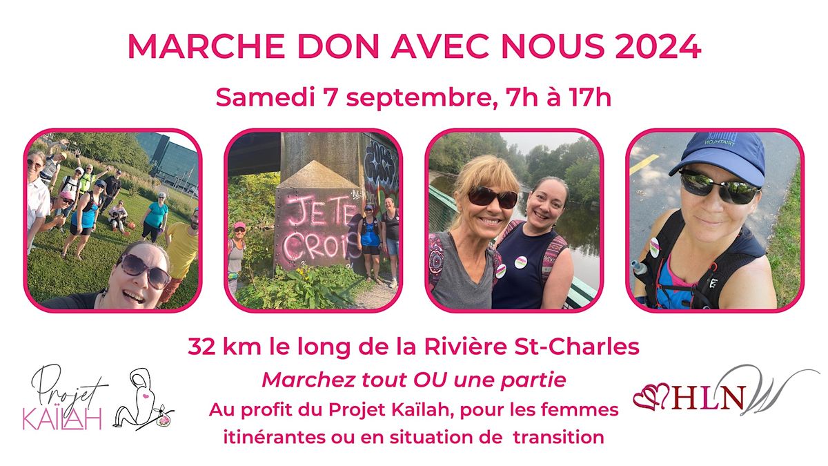 PROJET KA\u00cfLAH : MARCHE DON AVEC NOUS \/ WALK WITH US FOR A CAUSE