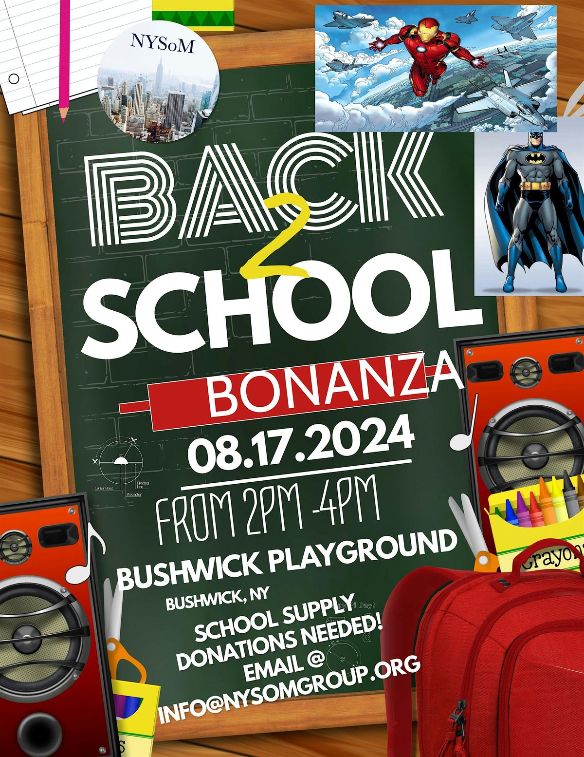 NYSoM Back to School Bonanza 2024