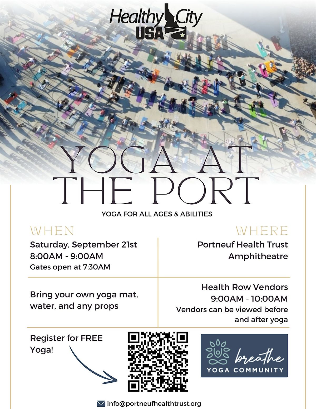 Yoga at the Port