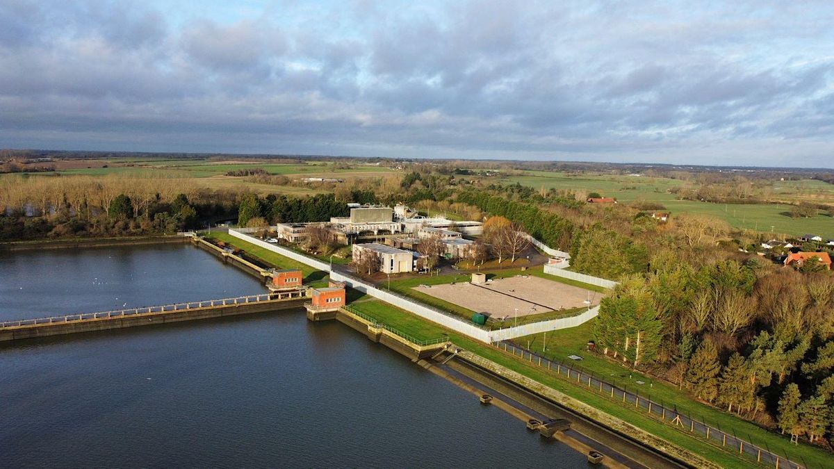 Langford Treatment Works, CM9 6QA, Langford, 22 October 2022