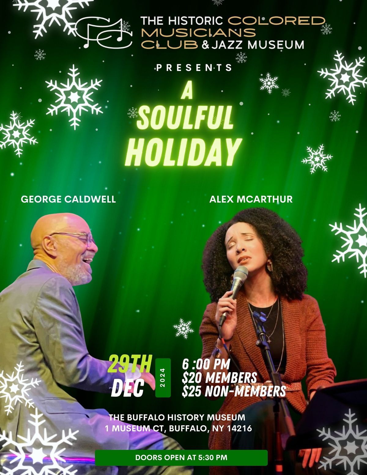 A SOULFUL HOLIDAY with George Caldwell and Alex McArthur 