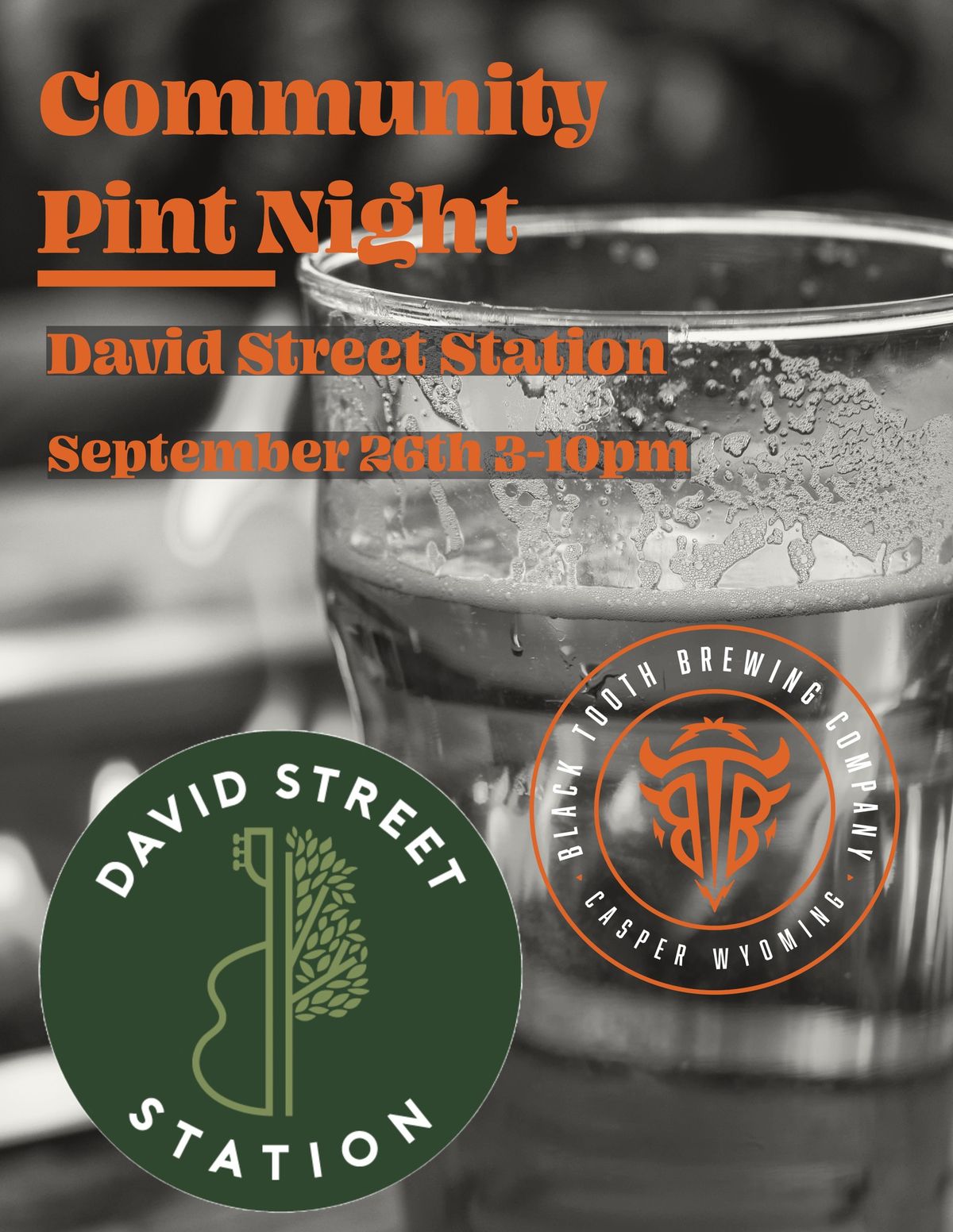 Community Pint Night- David Street Station