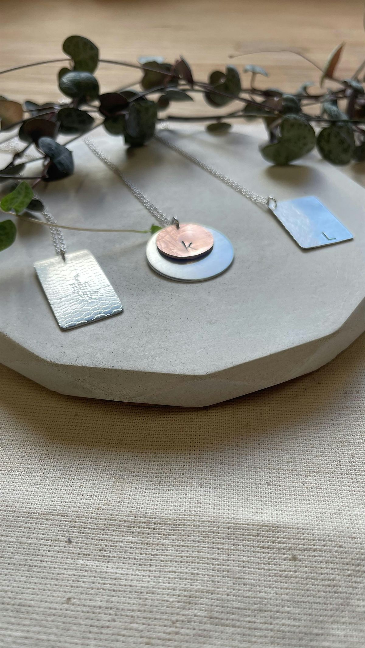 Make a Sterling Silver Pendant Necklace -Silversmithing Workshop.