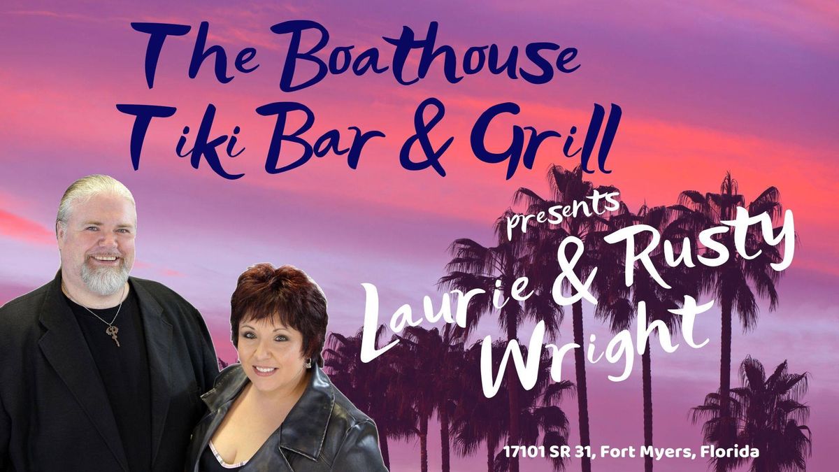 Laurie & Rusty Wright at The Boathouse Tiki Bar & Grill - Fort Myers