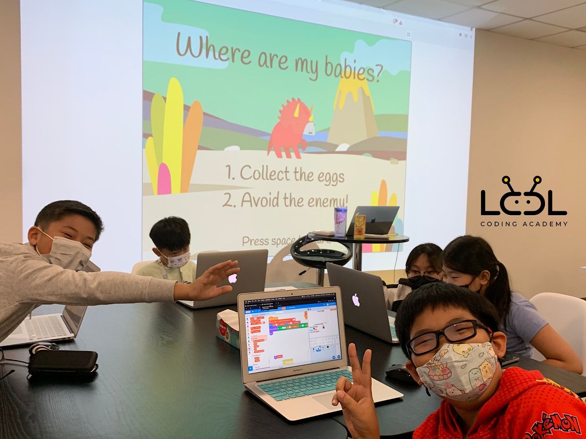 [Beginners] Kids Coding Camp: Learn by Coding Fun Games, Animations (4-day)