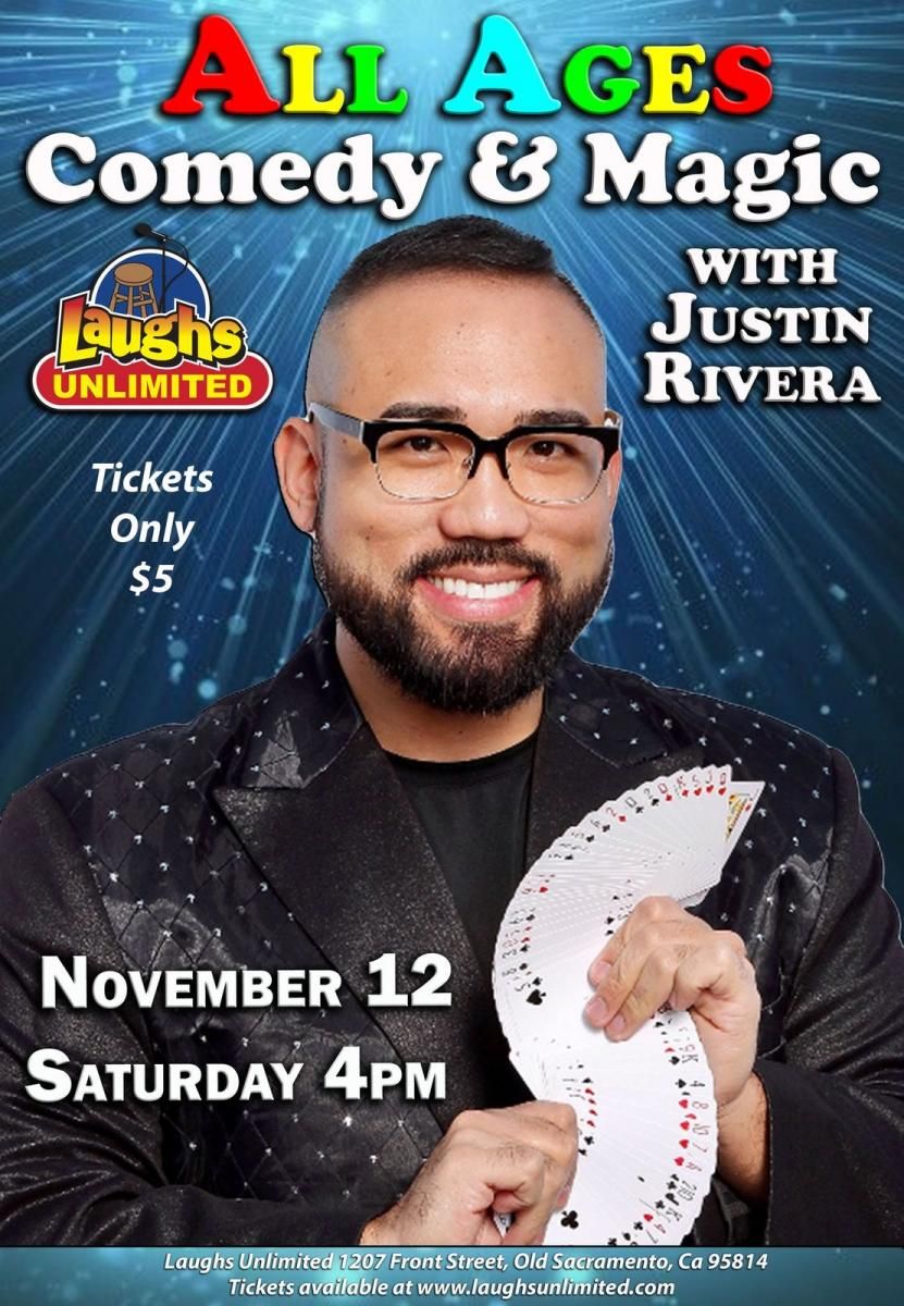 Justin Rivera at Delirious Comedy Club