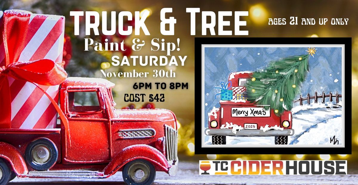 Truck & Tree Paint & Sip! 