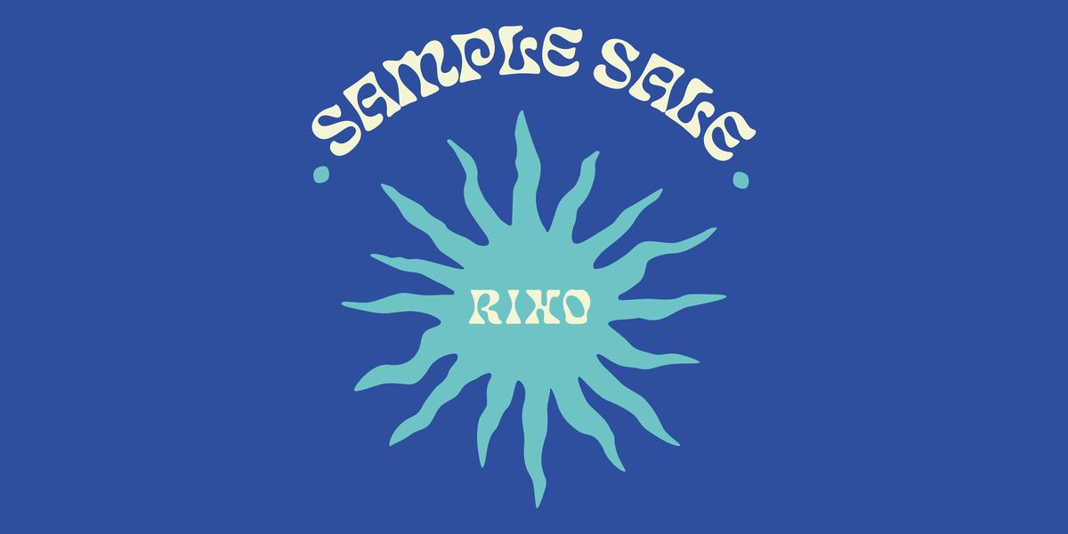 RIXO Sample Sale- Saturday 3rd June