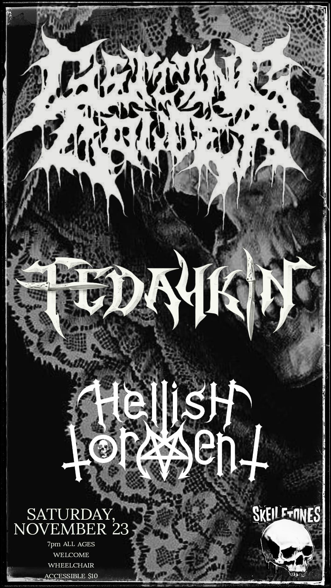 DEATH METAL with FEDAYKIN + HELLISH TORMENT + GETTING COLDER