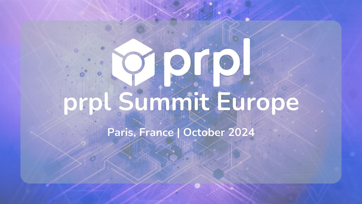 prpl Summit Europe - Paris