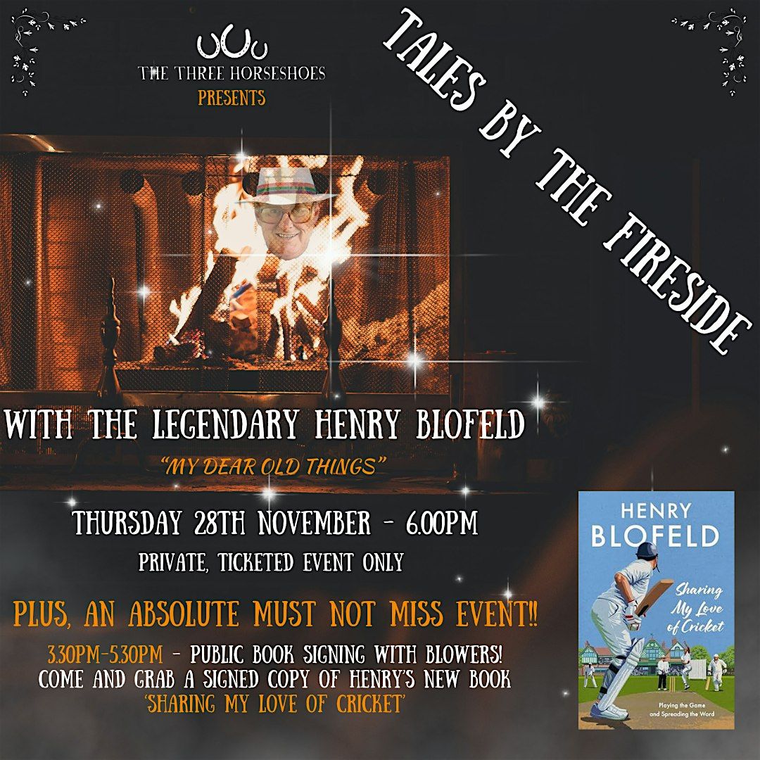 'Tales By The Fireside' - An Evening With Henry Blofeld