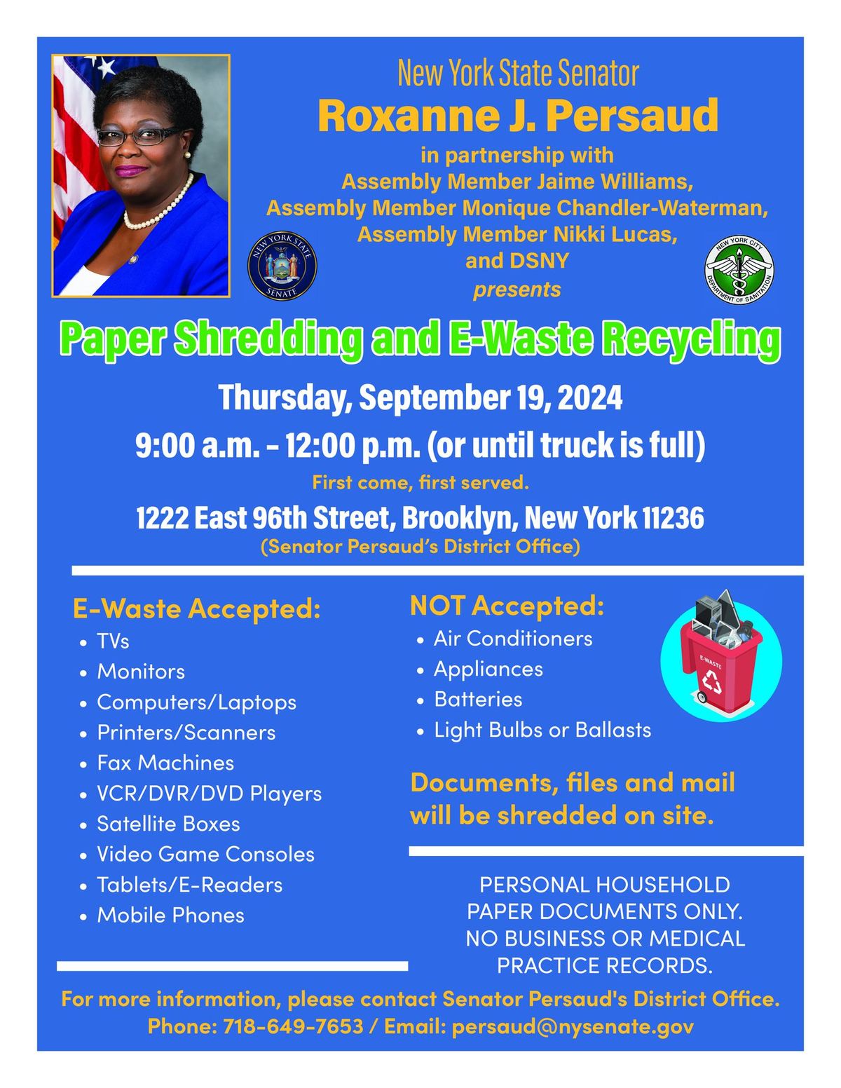 Paper Shredding & E-Waste Recycling Event