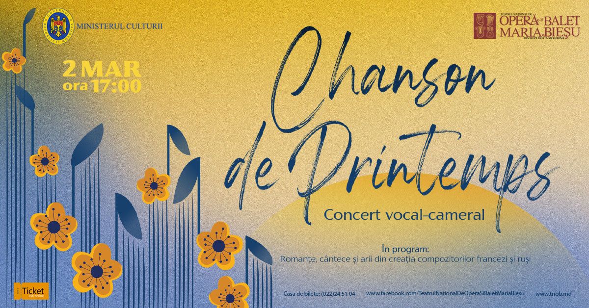 CHANSON de PRINTEMPS -Concert vocal-cameral