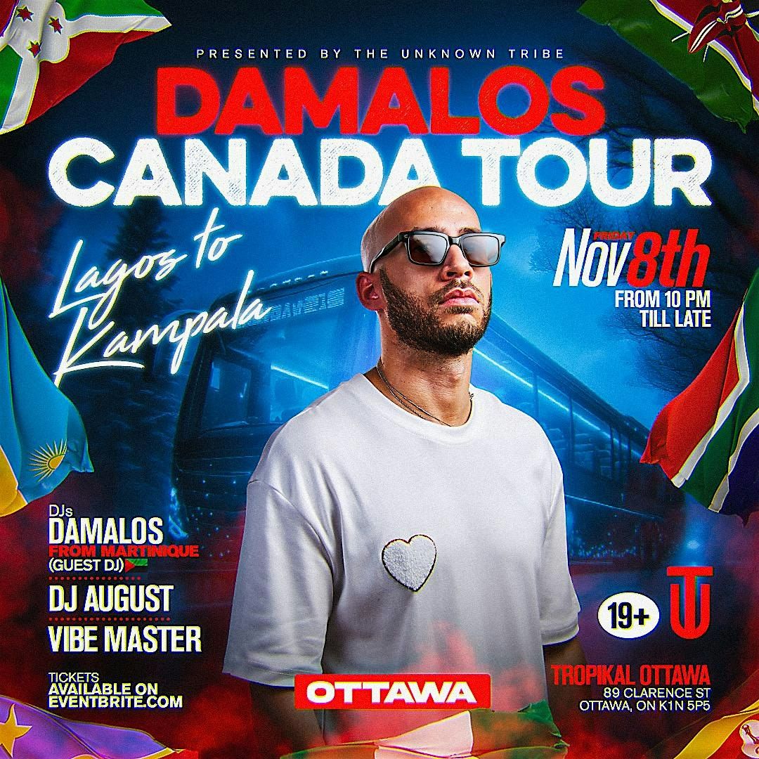 DAMALOS CANADA TOUR - LAGOS TO KAMPALA