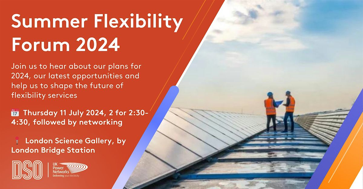 UK Power Networks DSO Summer Flexibility Forum 2024