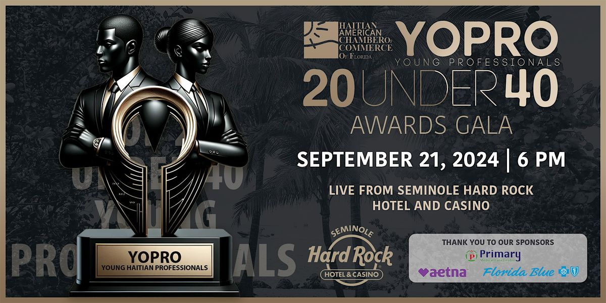 9th Annual Top 20 Under 40 Young Professional Award Gala