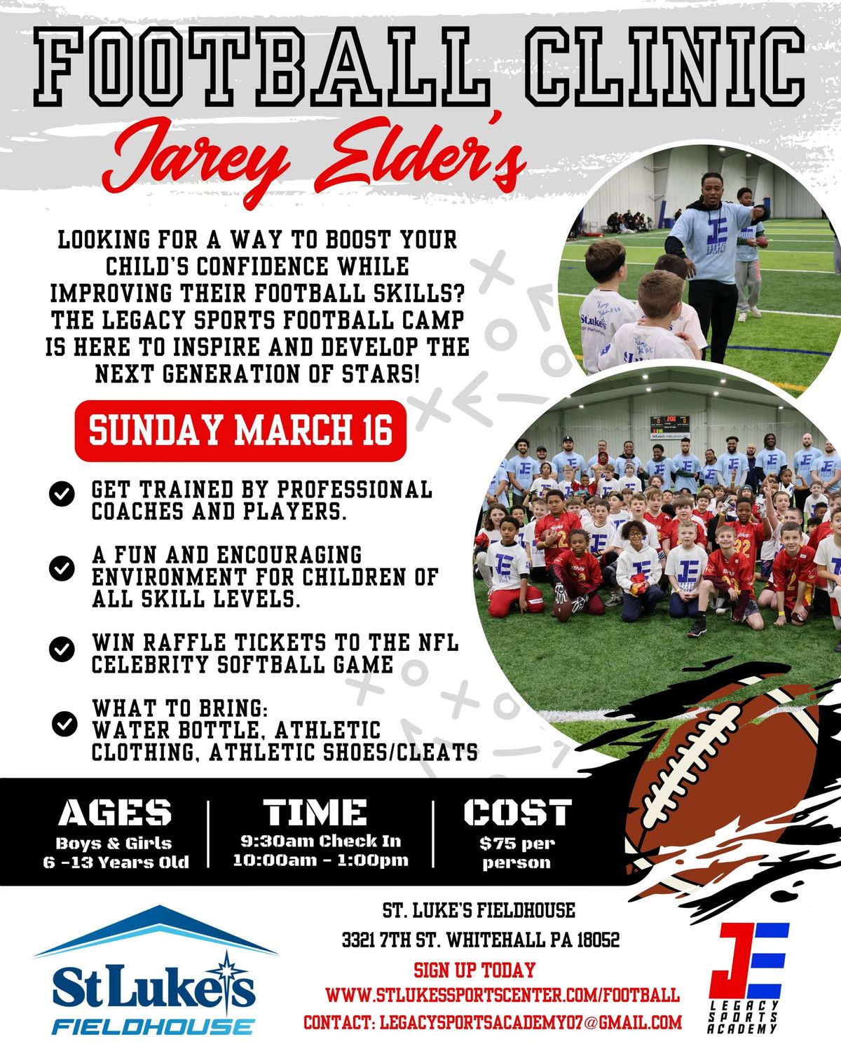 Legacy Sports Football Clinic 