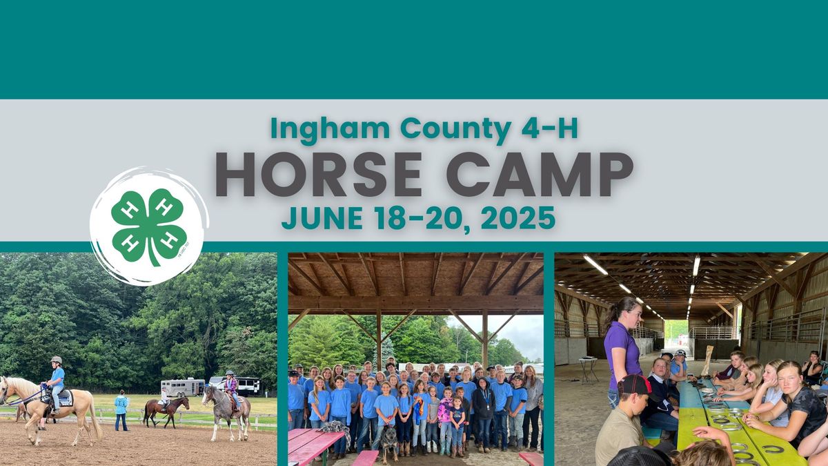 Ingham County 4-H Horse Camp