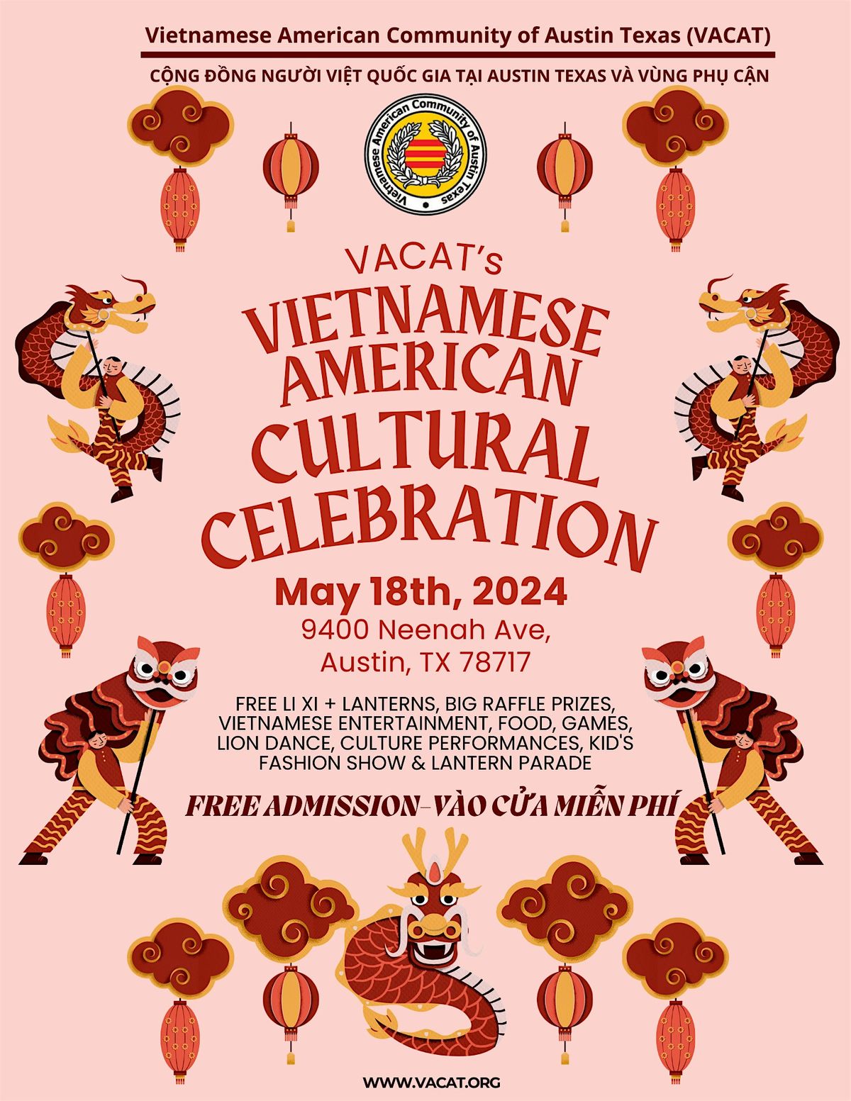 VACAT's Vietnamese American Cultural Celebration - AAPI Month