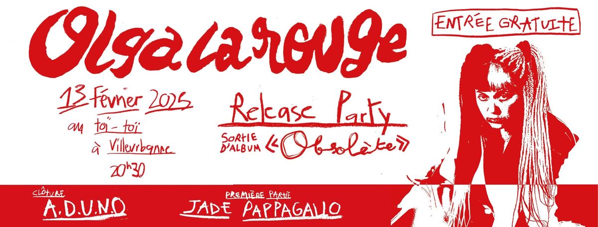 Olga La Rouge - Release Party "OBSOL\u00c8TE"