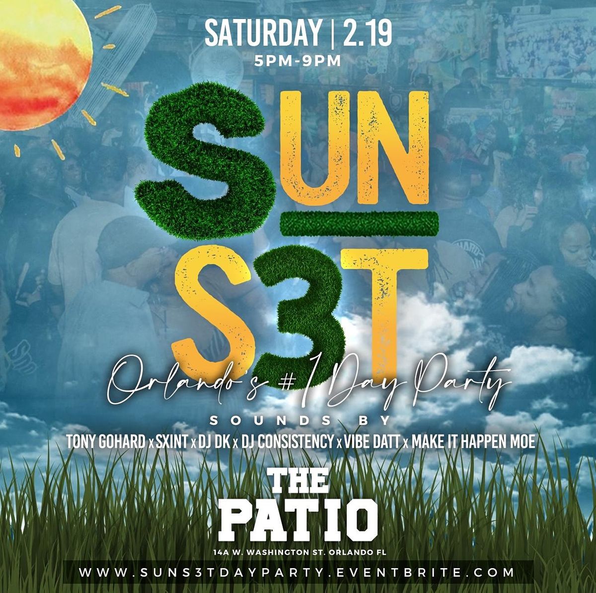 Party On The Patio 2022 Schedule Suns3T Day Party At The Patio, The Patio, Orlando, 19 February 2022