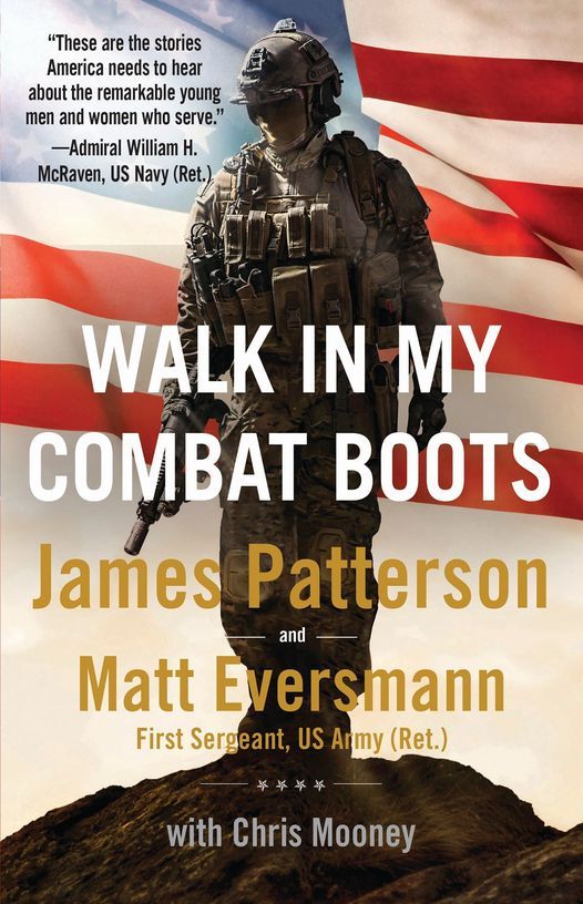 James Patterson with Admiral William H. McRaven and First Sergeant U.S ...