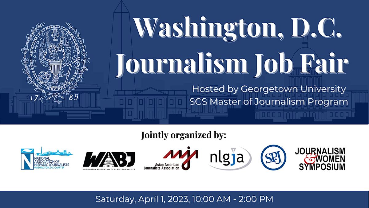2024 D.C. Journalism Job Fair \u2014 Job Seeker Registration