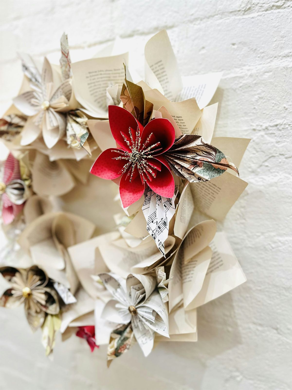 Winter Paper Wreath