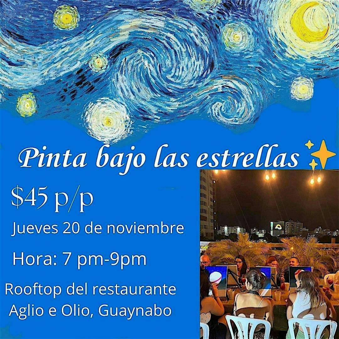 Pinta bajo las estrellas