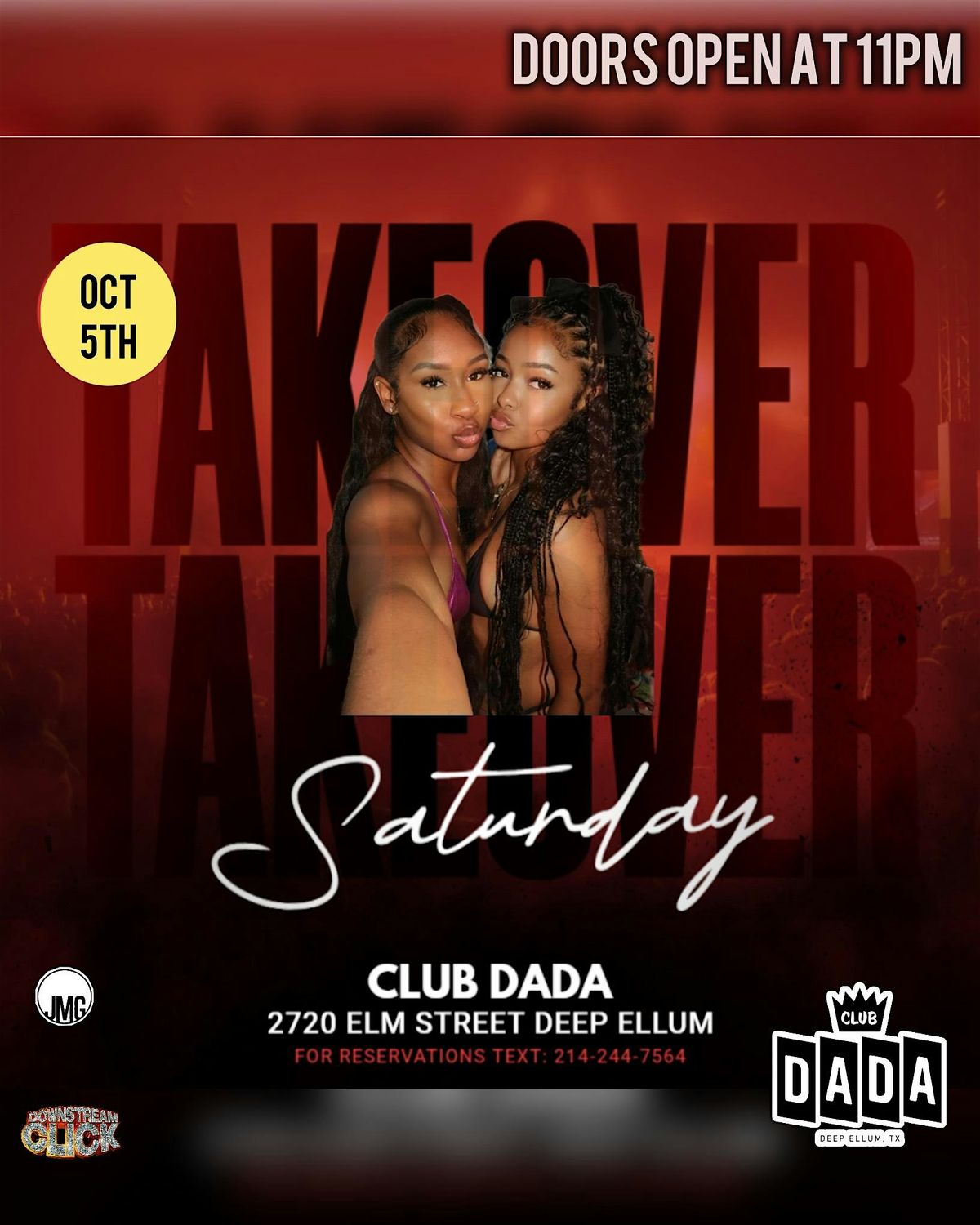 #TakeoverSaturday live at Club DaDa in Deep Ellum. Presented by 546 ENT