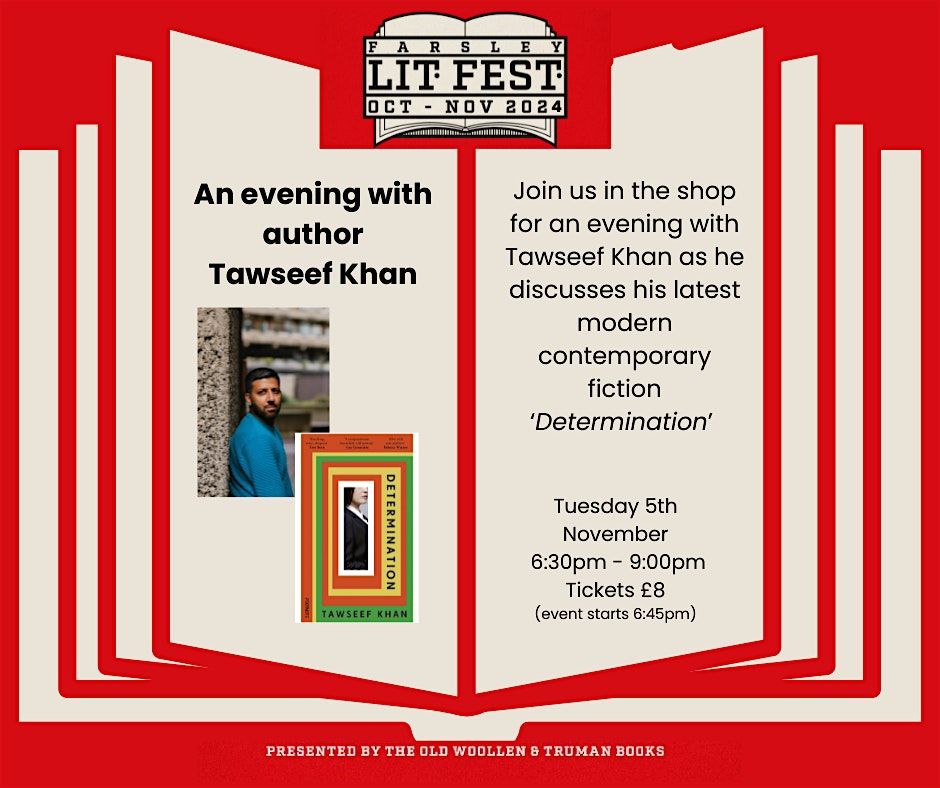 An evening with author Tawseef Khan