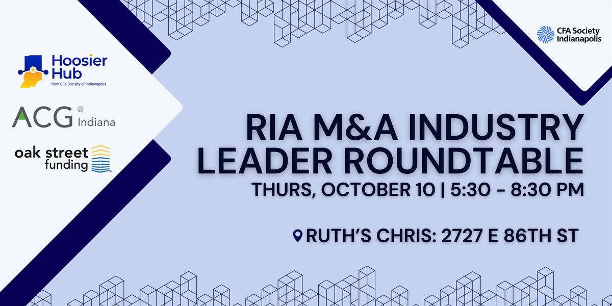 RIA M&A Industry Leader Roundtable