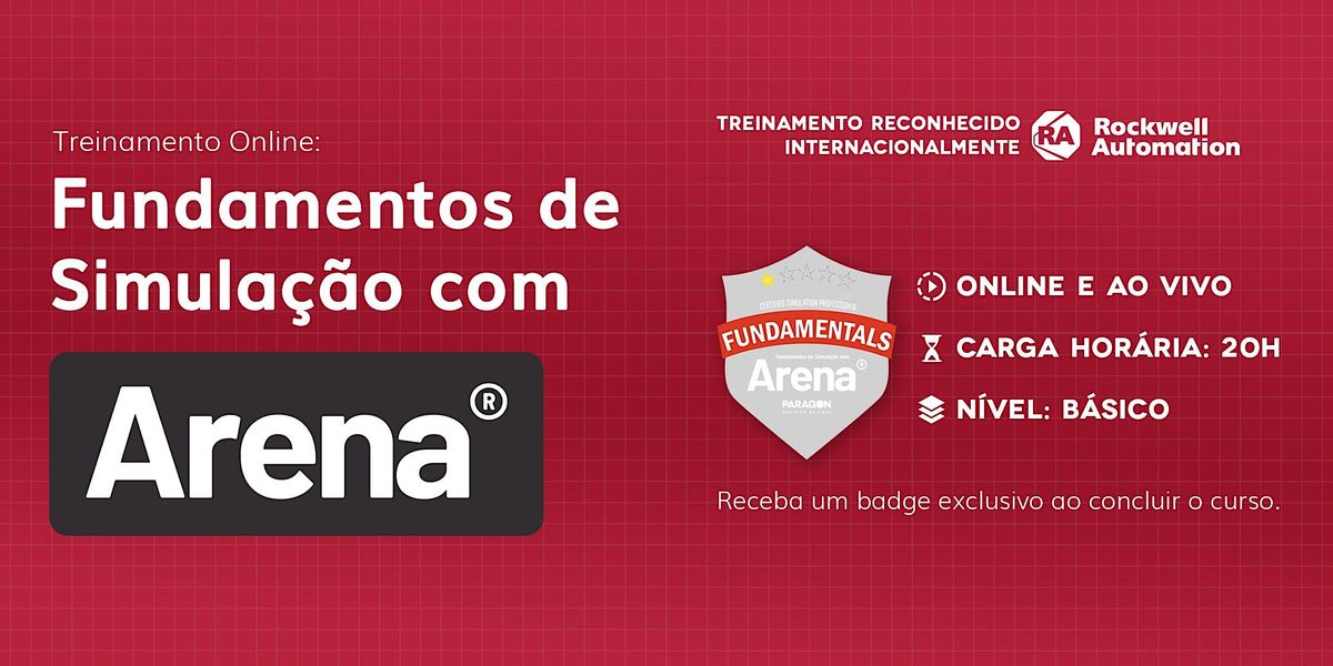 Treinamento Online: Fundamentos de Simula\u00e7\u00e3o com Arena-09 a 13 de Dezembro