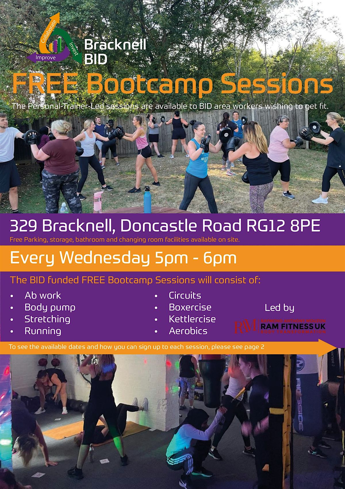 FREE Bootcamp Sessions | Personal-Trainer-led | Week 99