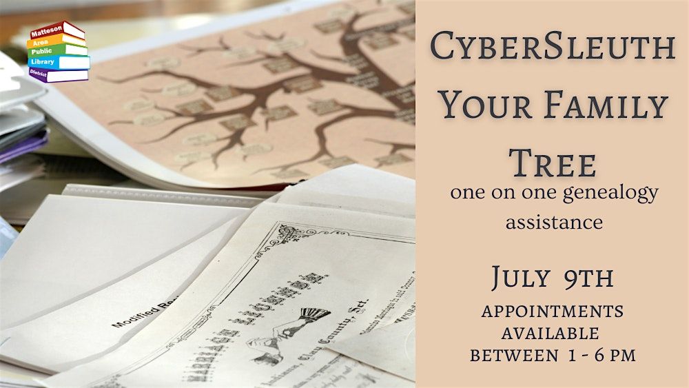 CyberSleuth Your Family Tree : Genealogy Assistance