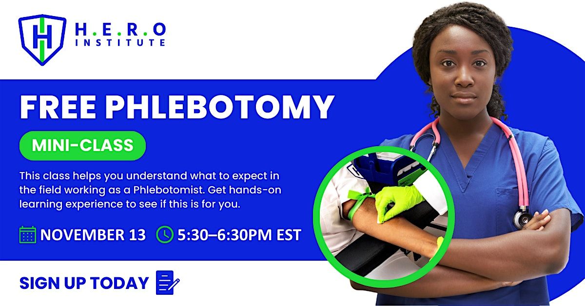 Free Phlebotomy Mini-Class